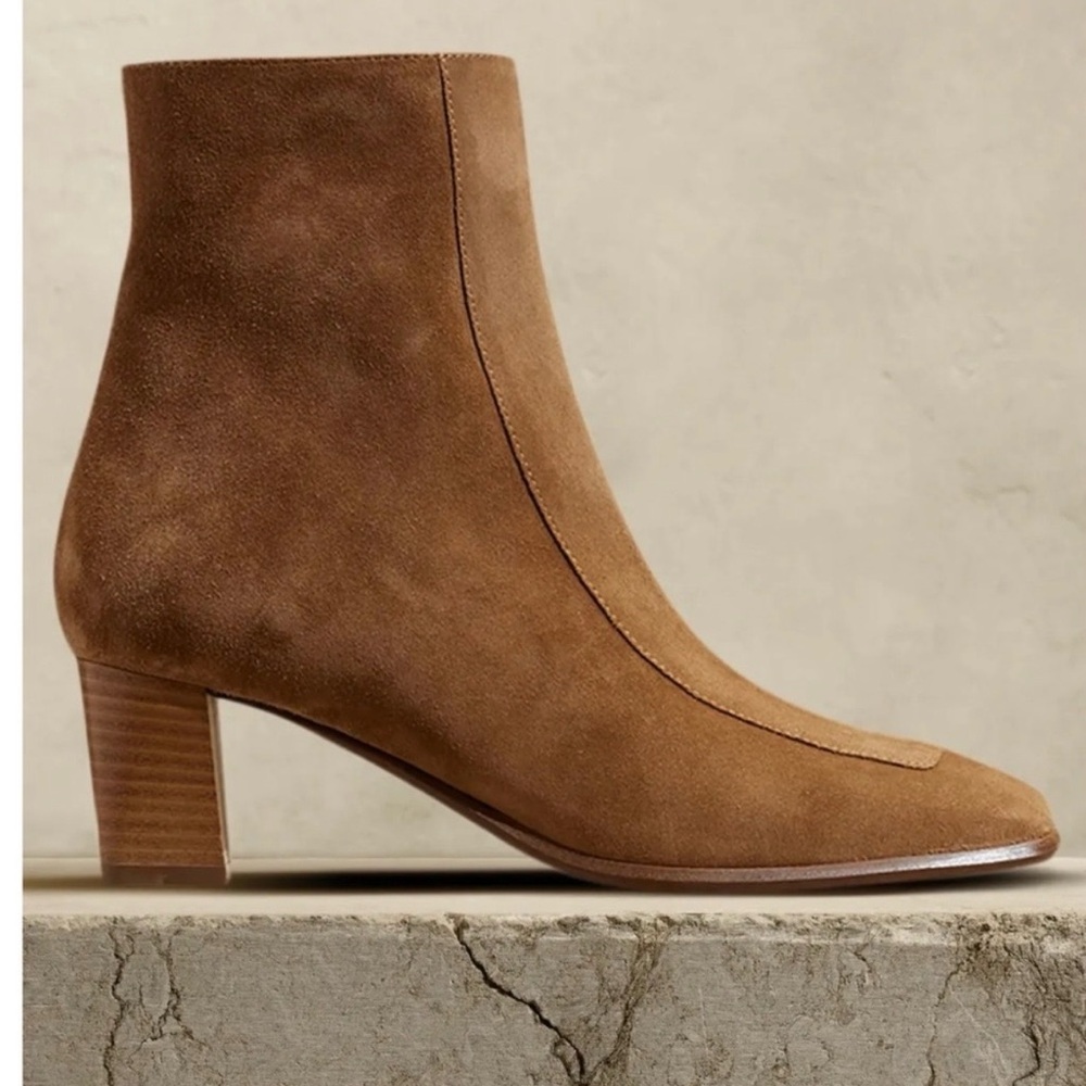 Banana Republic Lucca Suede Ankle Boots